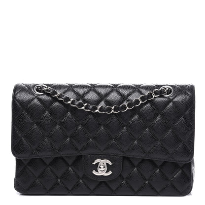 Chanel Caviar Quilted Medium Double Flap Black 1 of 10