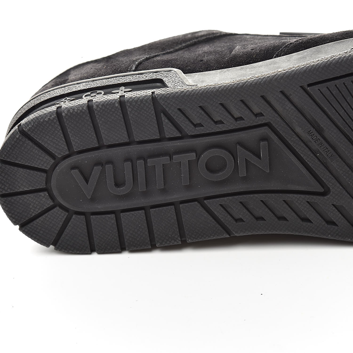 Louis Vuitton Suede Uniform Sneakers 9.5 Black 7 of 10