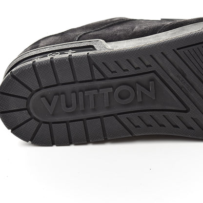 Louis Vuitton Suede Uniform Sneakers 9.5 Black 7 of 10