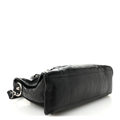 Balenciaga Agneau Arena Silver Hardware Small Le City Black 3 of 9