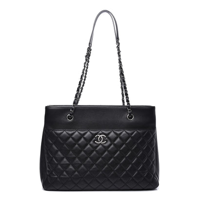 Chanel Caviar Quilted Urban Companion Shopping Tote Black 1 of 12