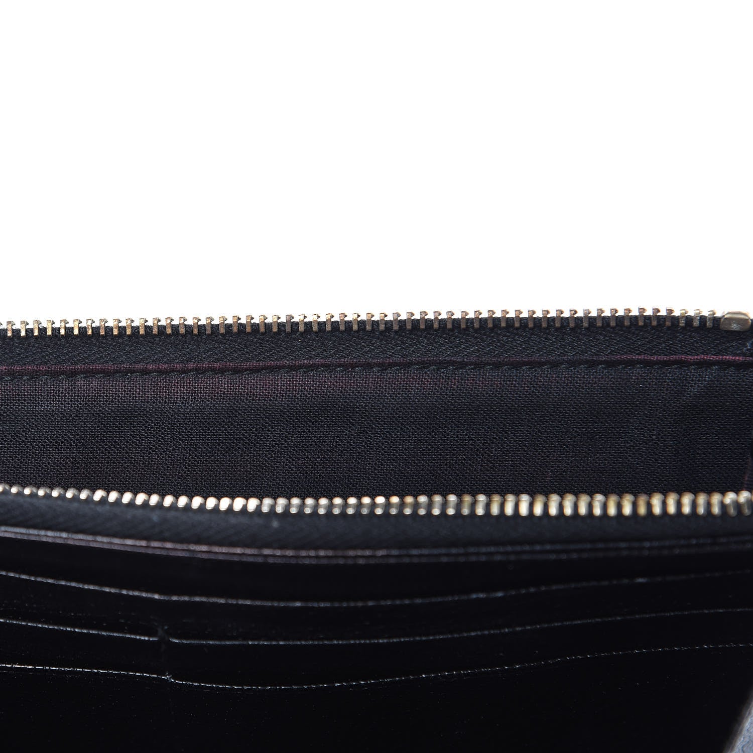 Balenciaga Chevre Gold Metallic Edge Hardware Money Wallet Black 9 of 13