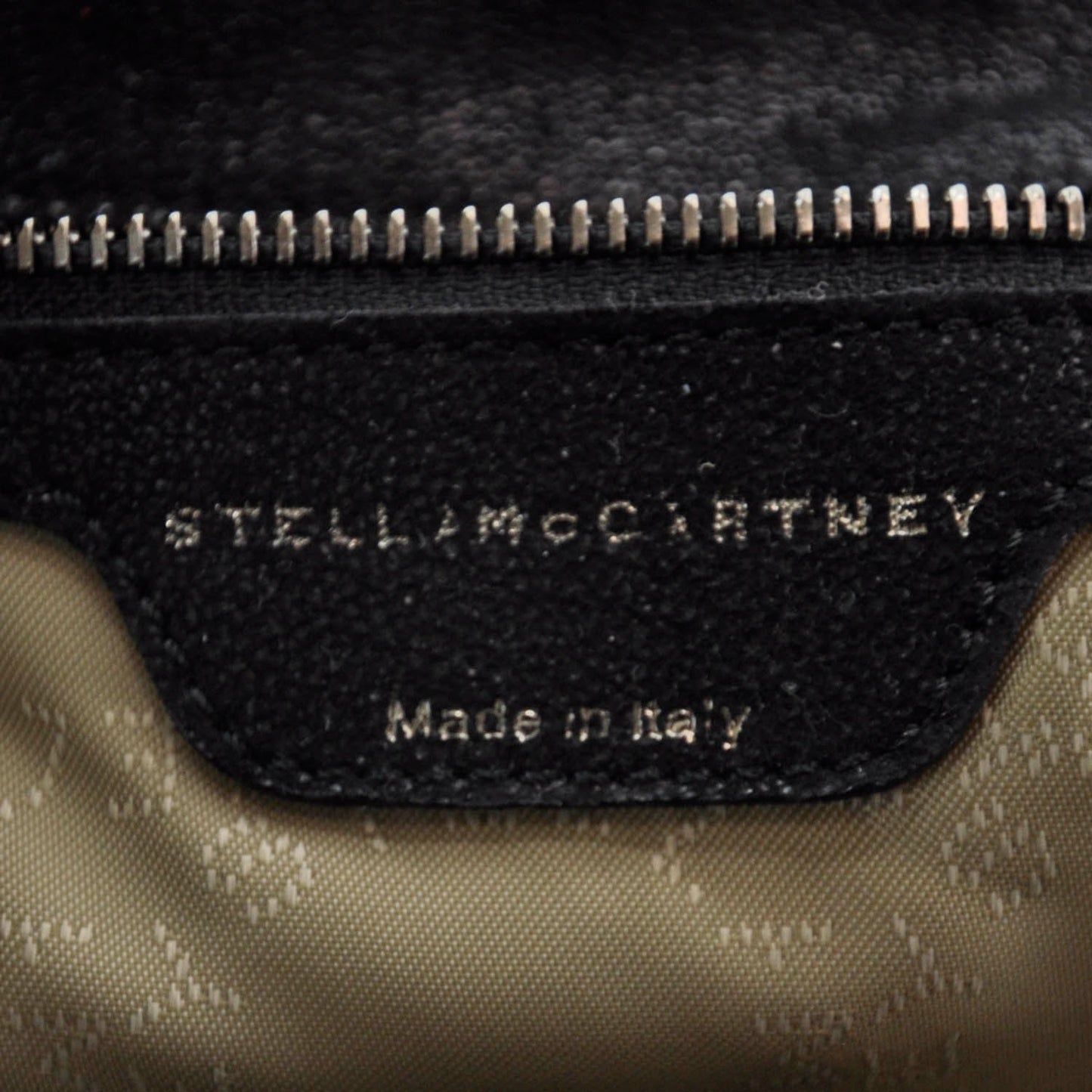 Faux Leather Falabella Tote Black