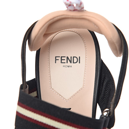 Fendi Technical Mesh Logo 3D Sandal Pumps 39 Black Multicolor 7 of 9