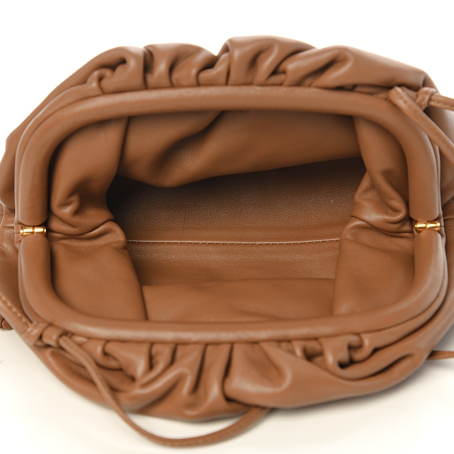 Bottega Veneta Butter Calfskin The Mini Pouch Camel 4 of 7