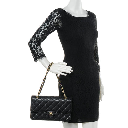 Chanel Caviar Quilted Medium Double Flap Black 2 of 9