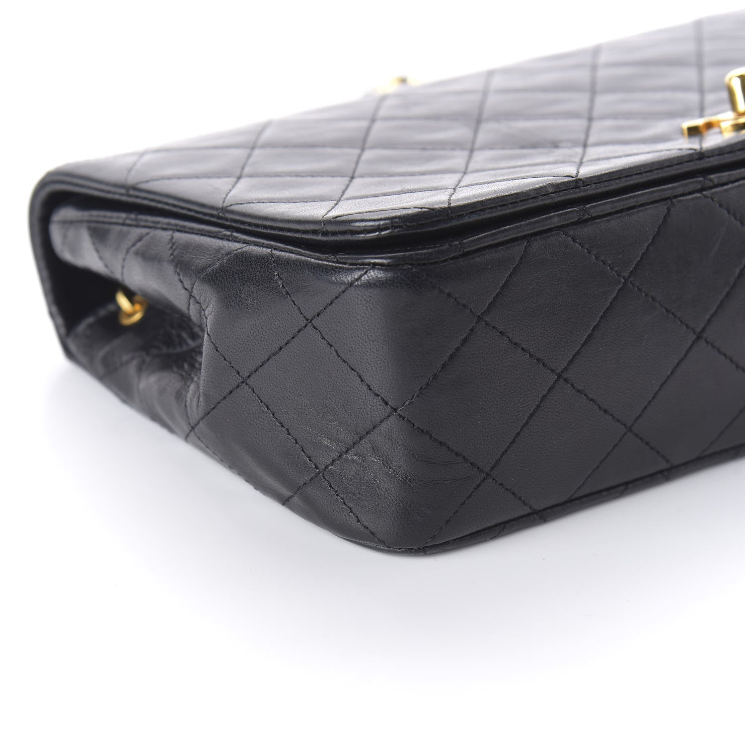 Chanel Lambskin Quilted Small Single Flap Bag Black 6 of 10