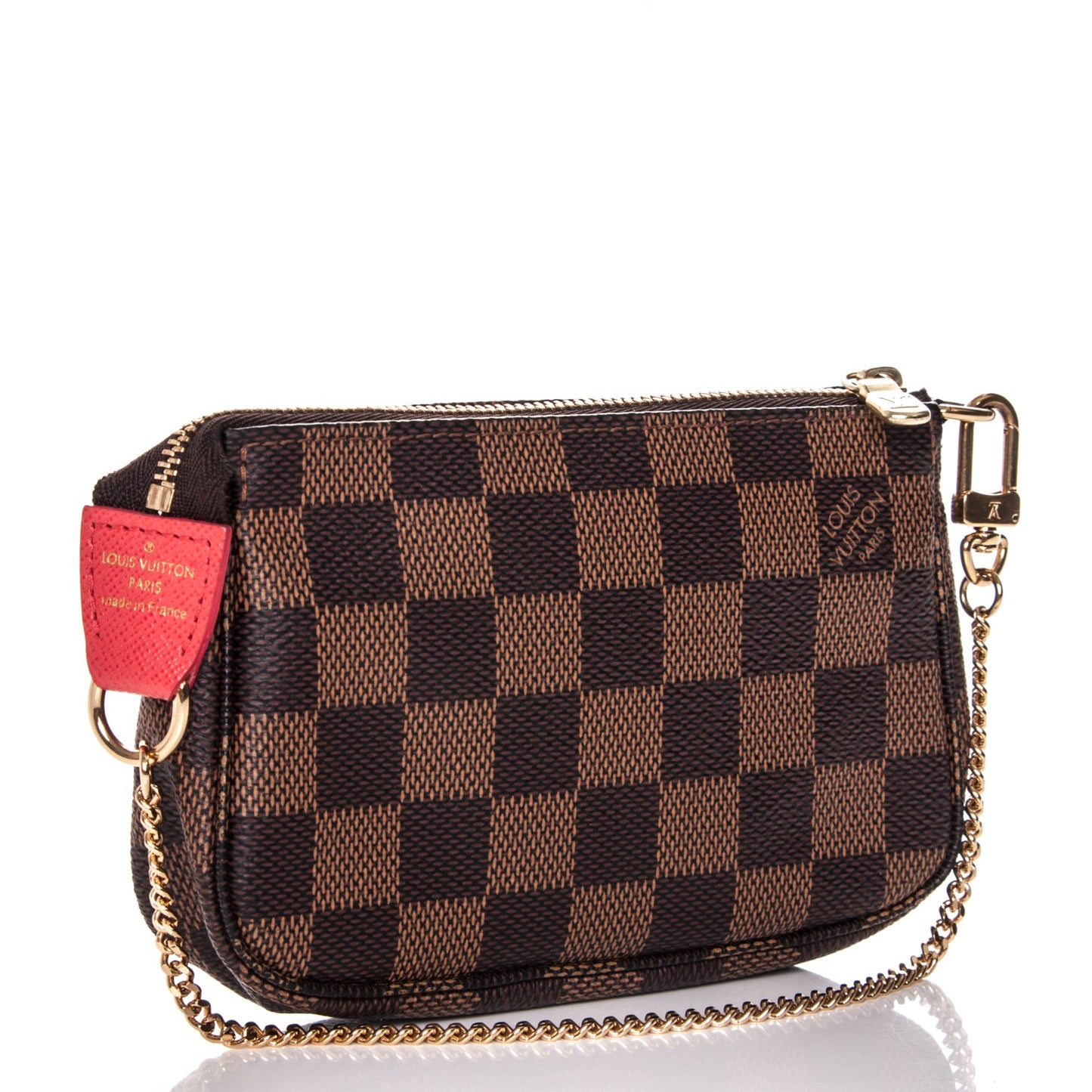 Damier Ebene 2015 Christmas Animation Mini Pochette Accessories