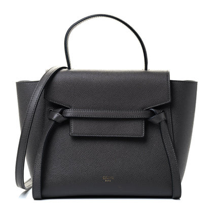 Celine Grained Calfskin Nano Belt Bag Grey 1 of 5