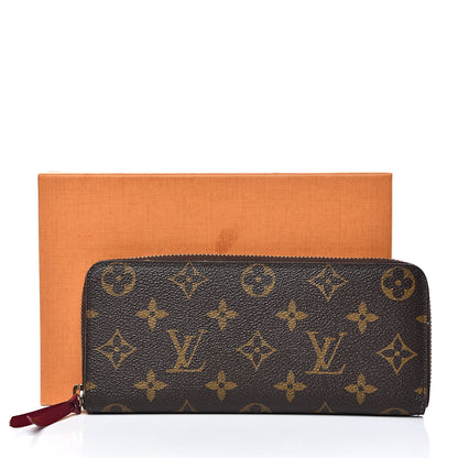 Louis Vuitton Monogram Clemence Wallet Fuchsia 16 of 16