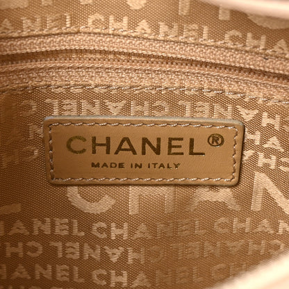 Chanel Lambskin Chocolate Bar Quilted Small Shoulder Bag Beige 6 of 10
