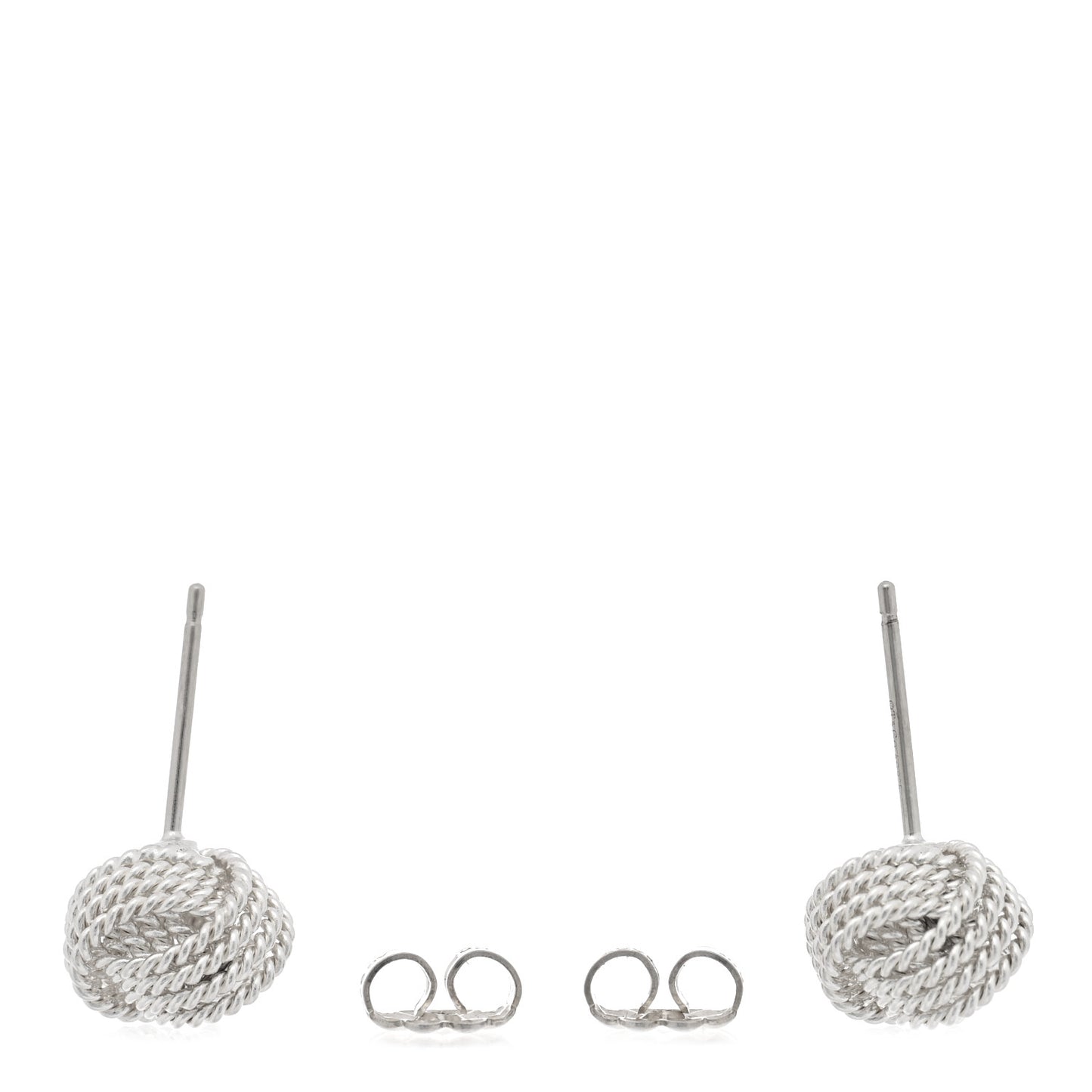 Sterling Silver Twist Knot Earrings