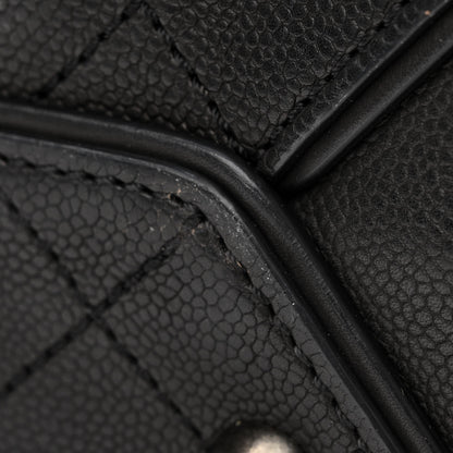 Chanel Calfskin Stitched Hamptons Tote Black 17 of 17