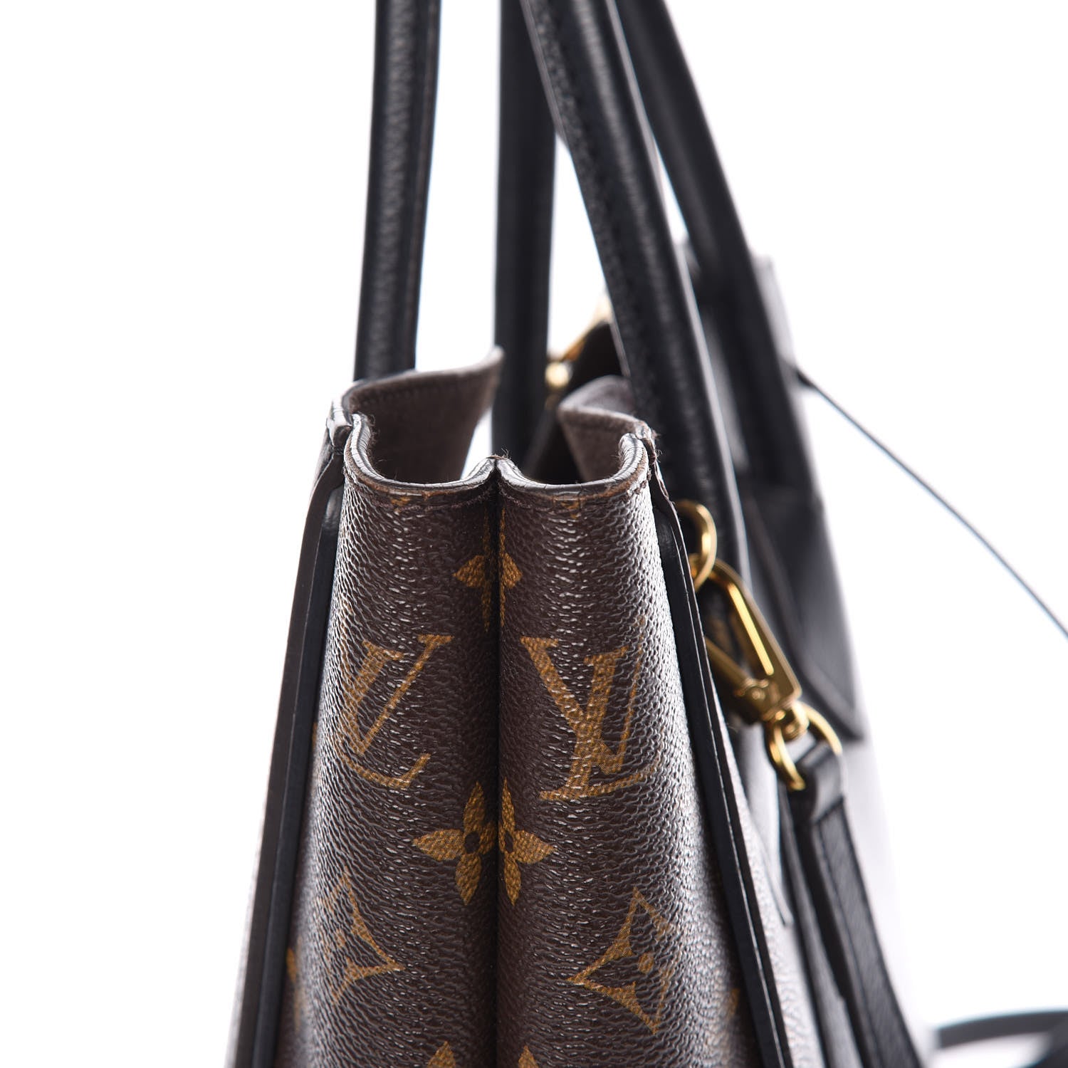 Louis Vuitton Calfskin Monogram Kimono Tote PM Black 16 of 20