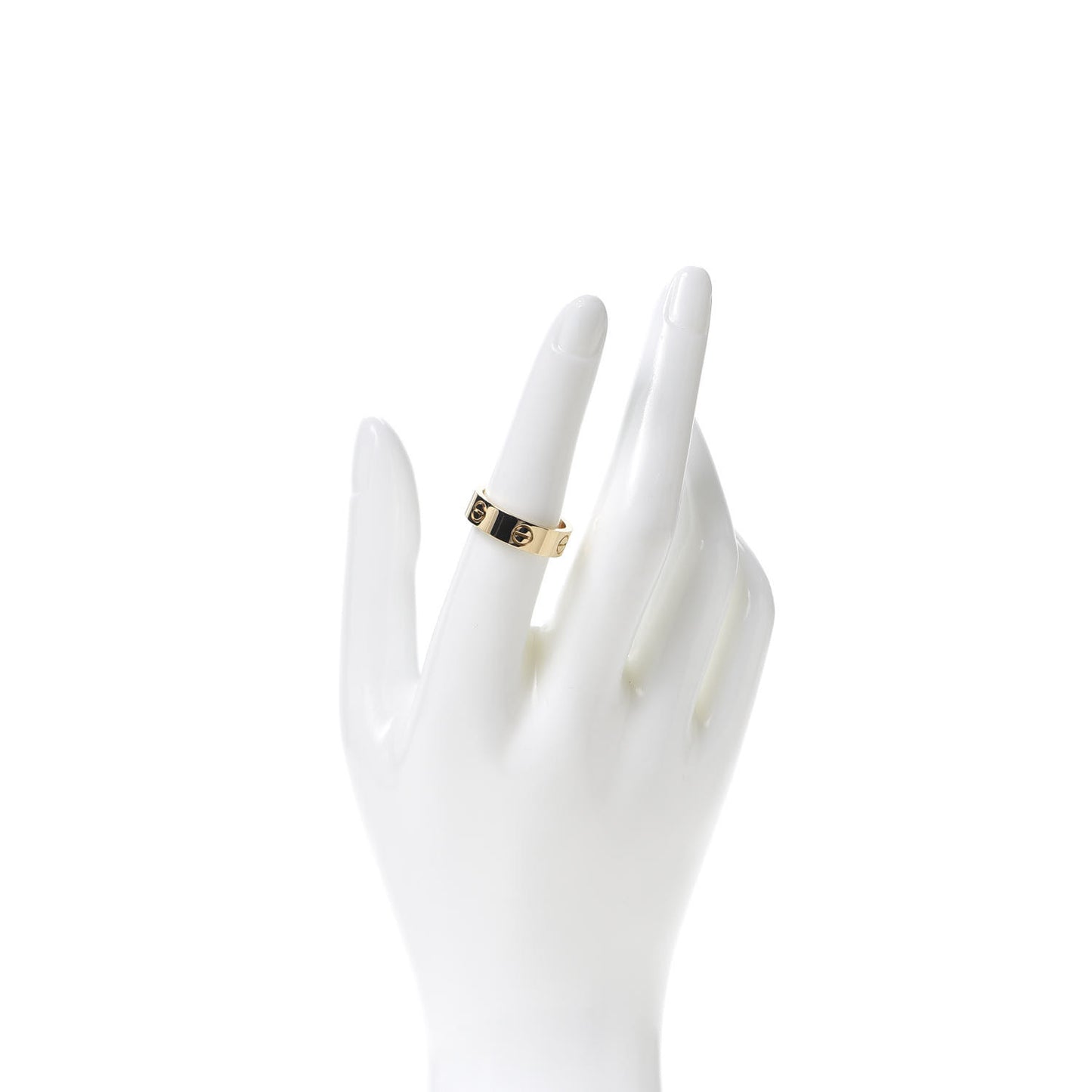 18K Yellow Gold 5.5mm LOVE Ring 55 7.25
