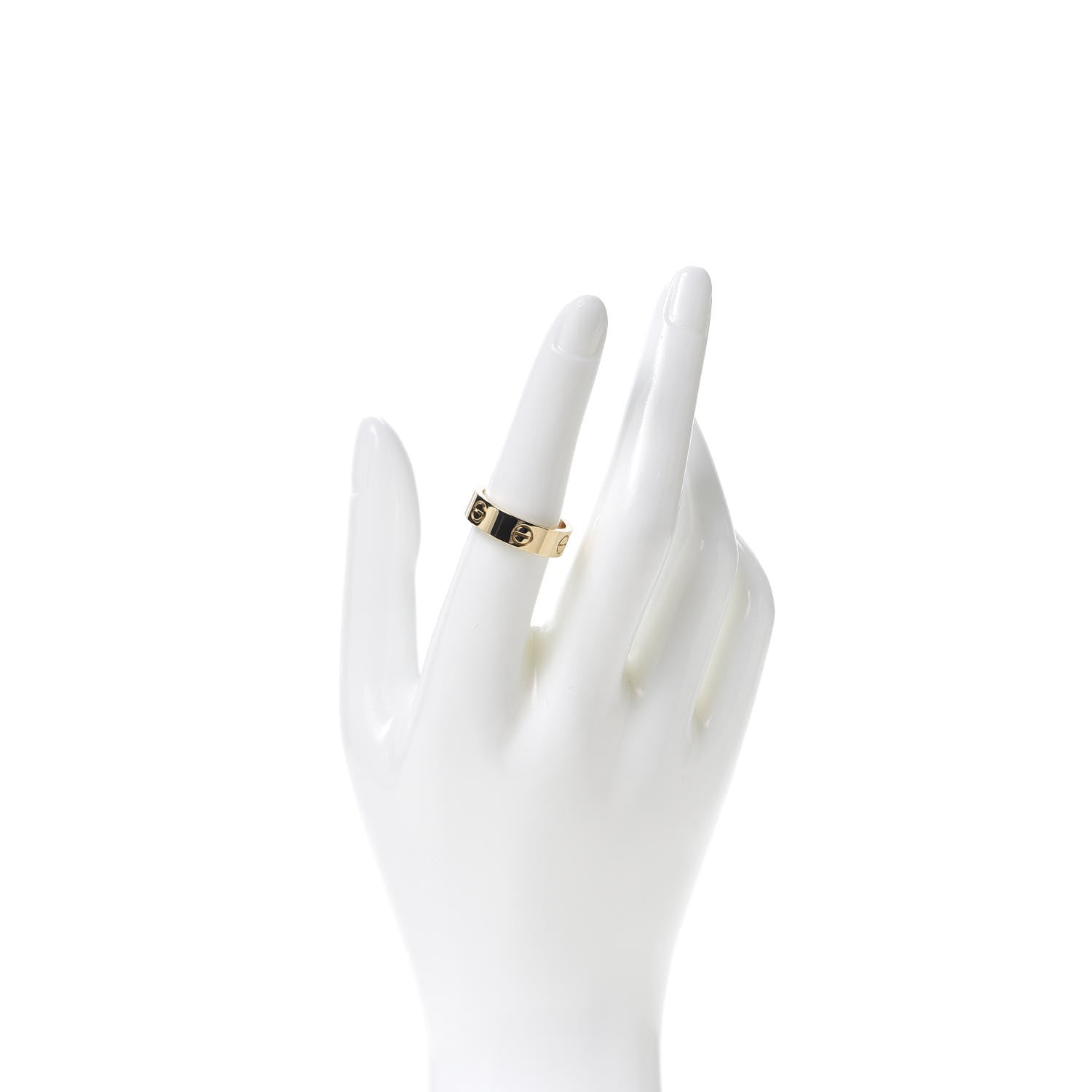 Cartier 18K Yellow Gold 5.5mm LOVE Ring 55 7.25 2 of 5
