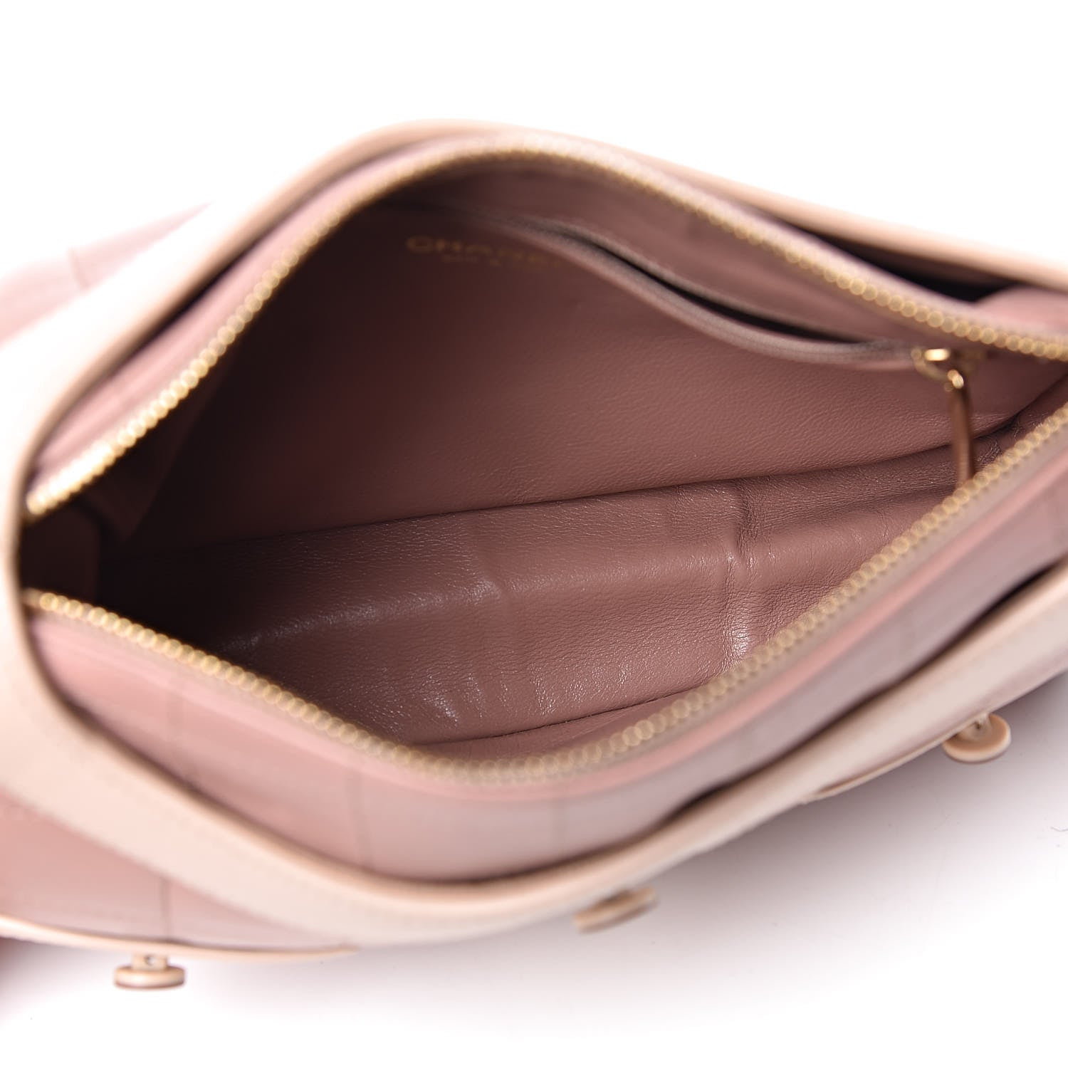 Chanel Calfskin Quilted Small Girl Shoulder Bag Beige 5 of 13