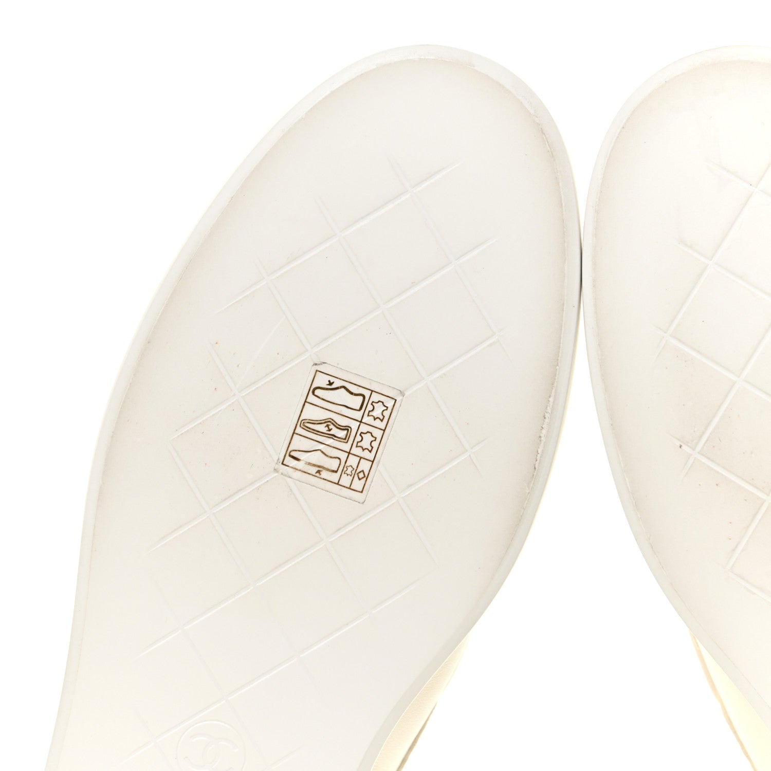 Chanel Lambskin Quilted CC Turnlock Loafers 38.5 White 6 of 16