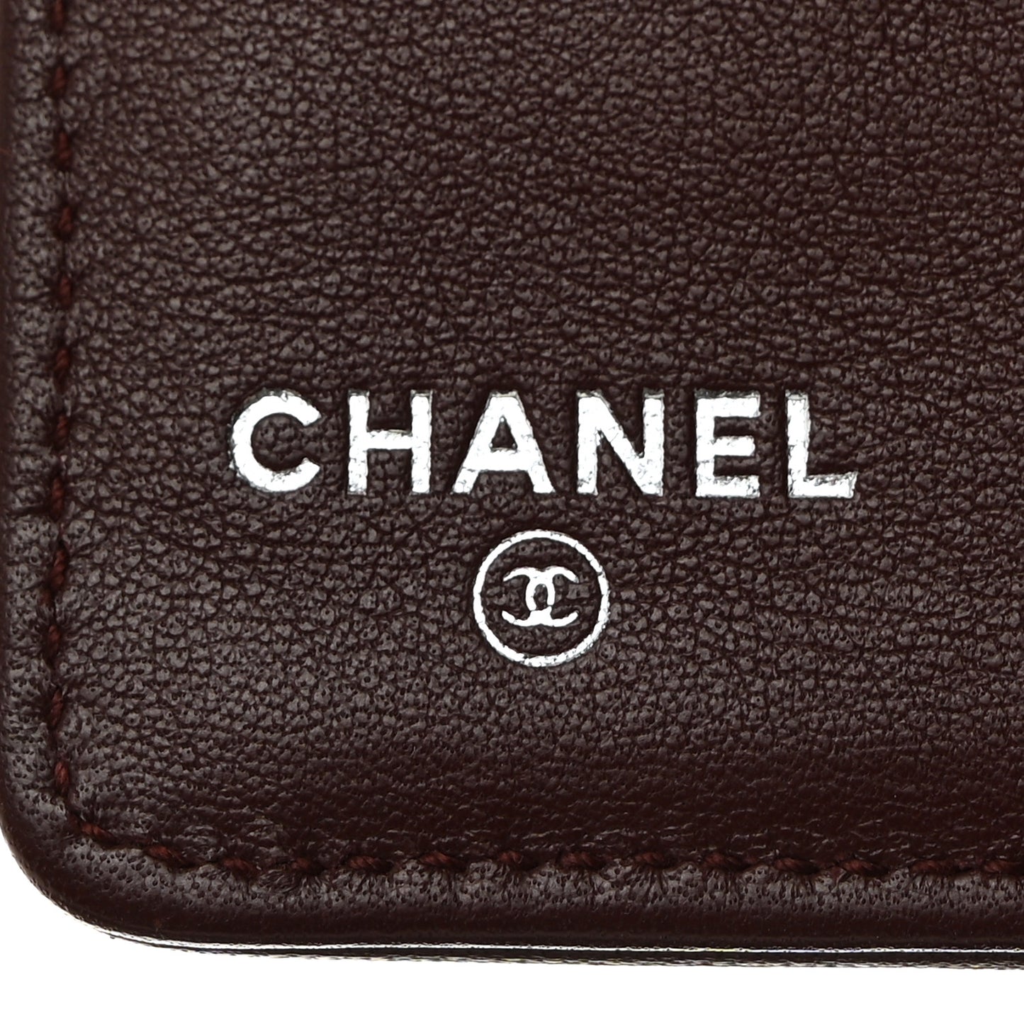 Goatskin Quitled Yen Wallet Black
