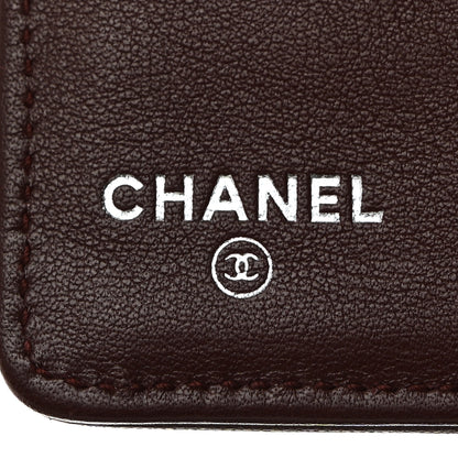Chanel Goatskin Quitled Yen Wallet Black 6 of 10