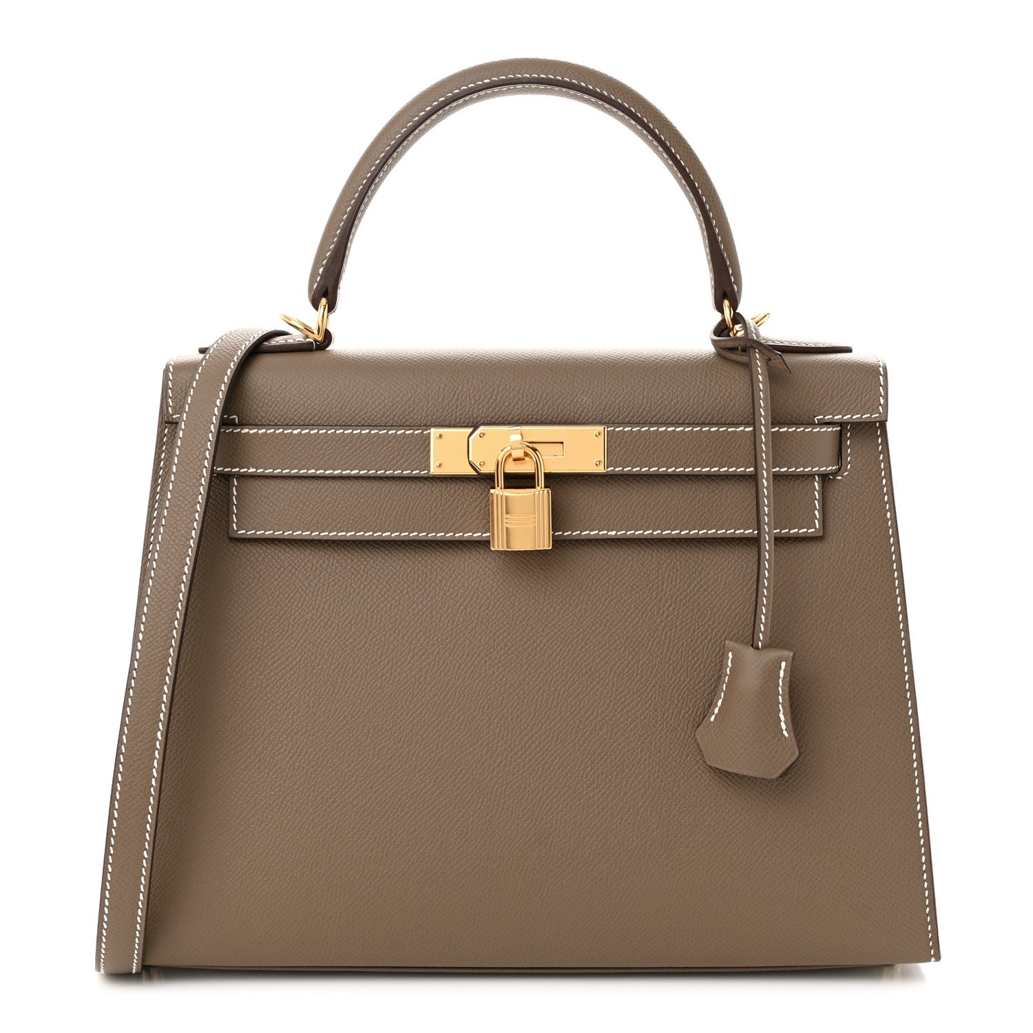 Hermes Epsom Kelly Sellier 28 Etoupe 1 of 11