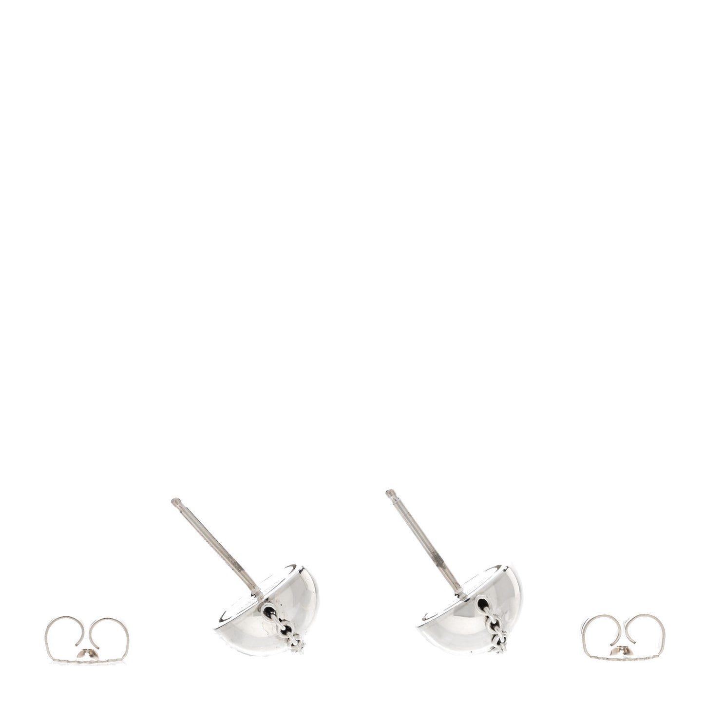 Sterling Silver HardWear Bolt Ball Earrings