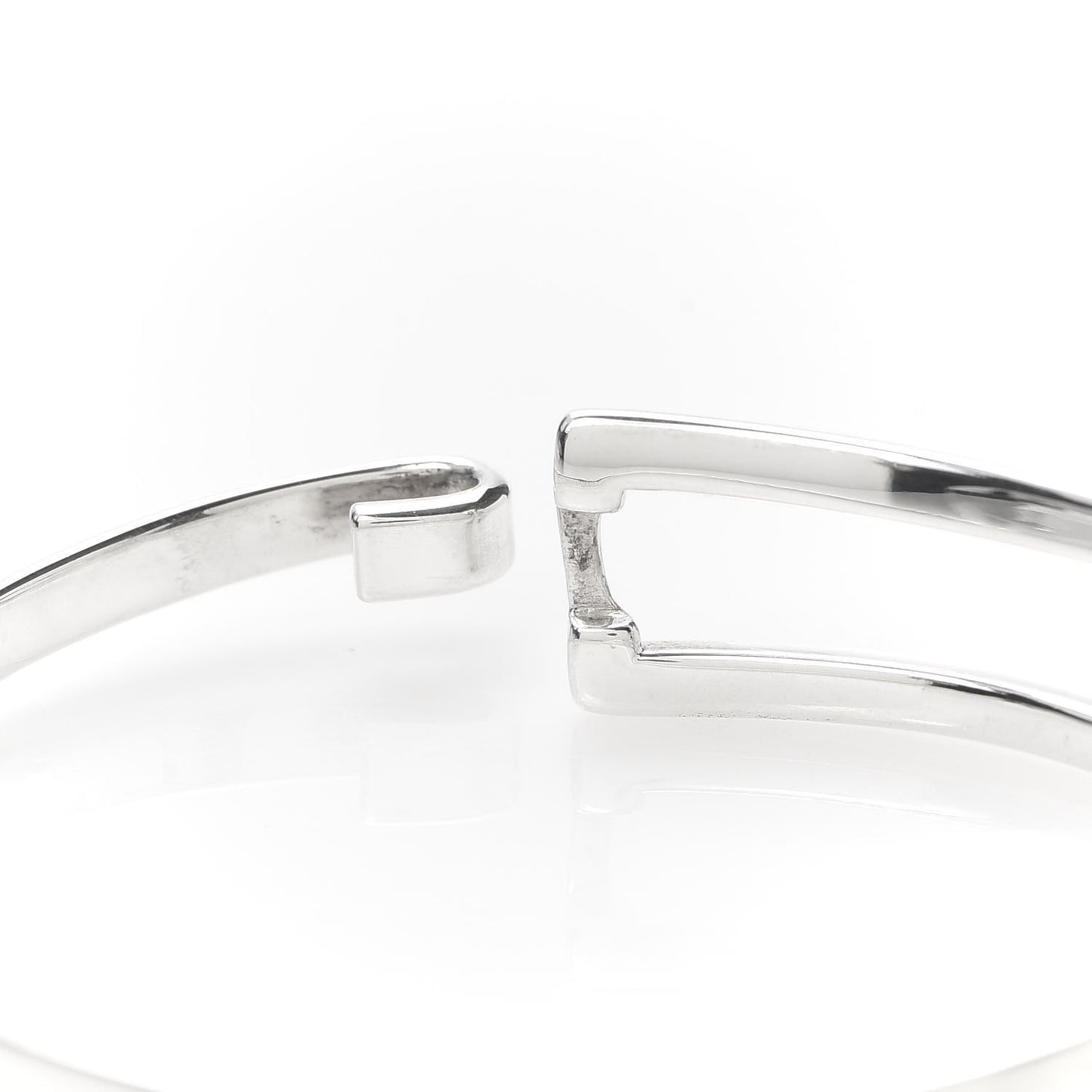 Sterling Silver Rectangle Bangle Bracelet