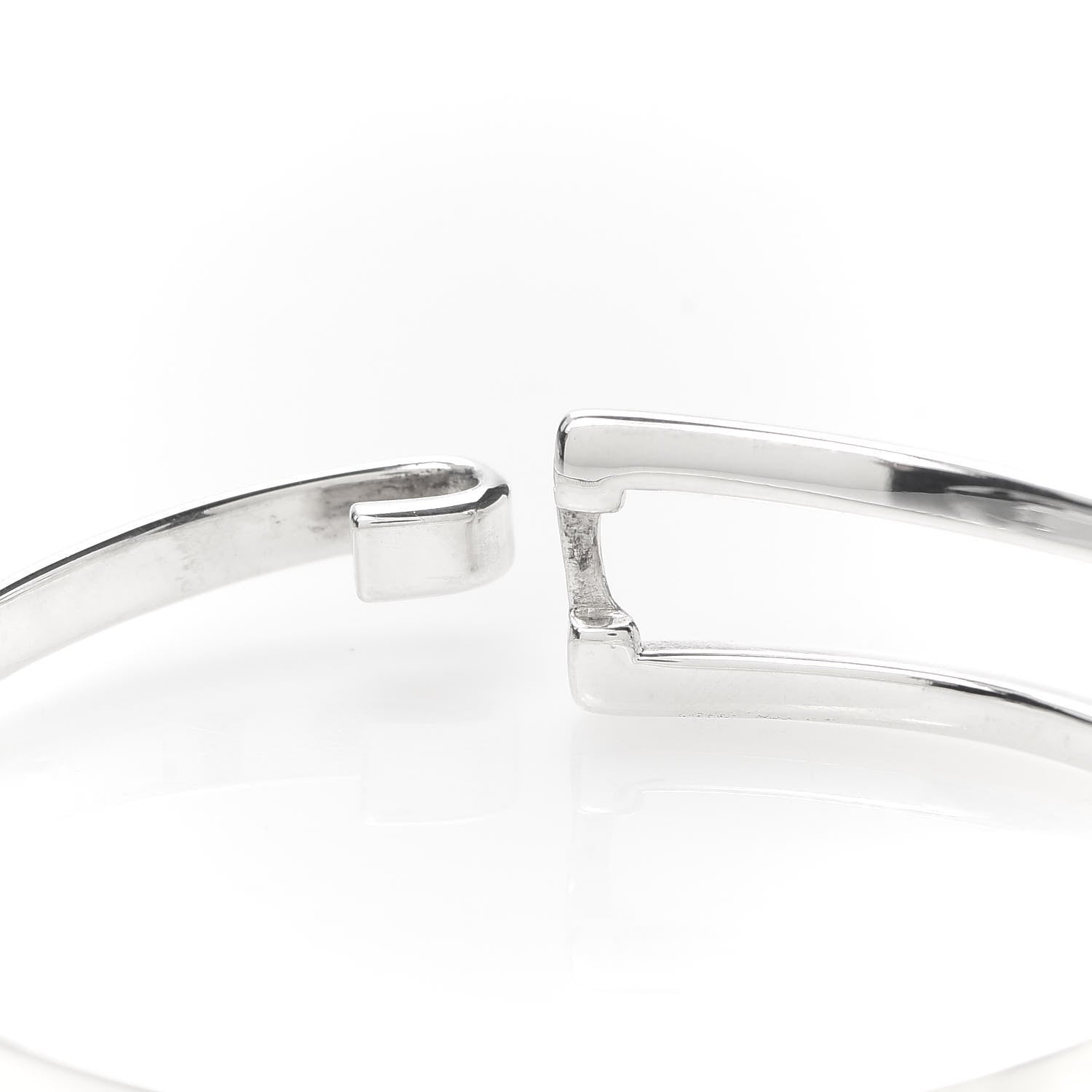Tiffany Sterling Silver Rectangle Bangle Bracelet 6 of 6