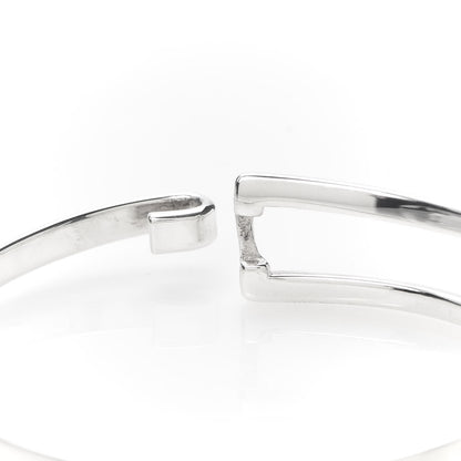 Tiffany Sterling Silver Rectangle Bangle Bracelet 6 of 6