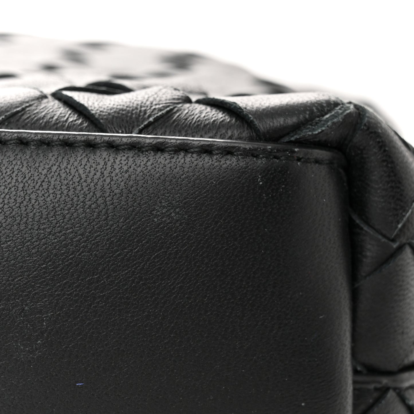 Nappa Intrecciato The Slot Tote Bag Black