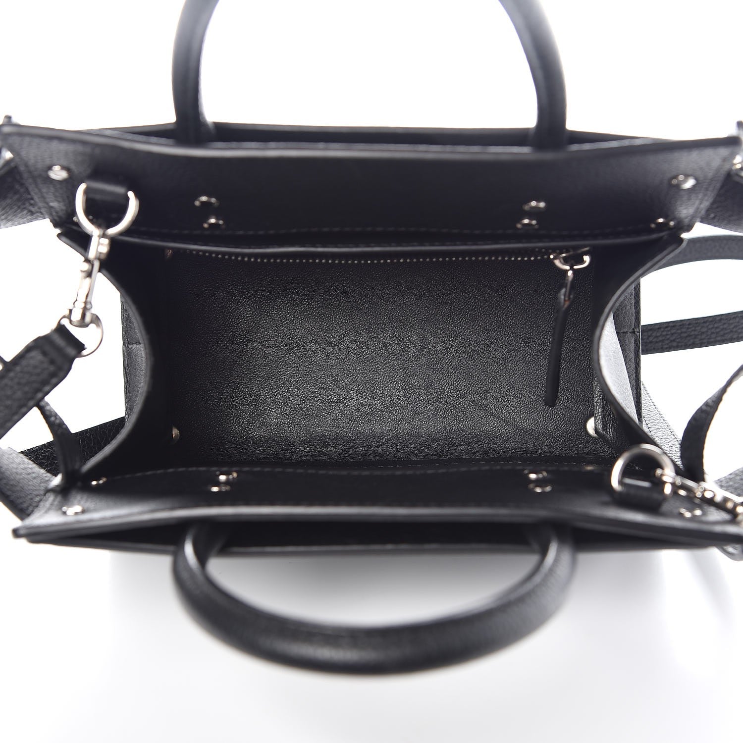 Givenchy Grained Calfskin Mini Horizon Satchel Black 5 of 7