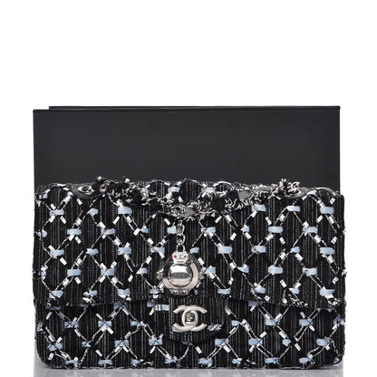 Chanel Denim Woven Medium Flap Light Blue 8 of 8