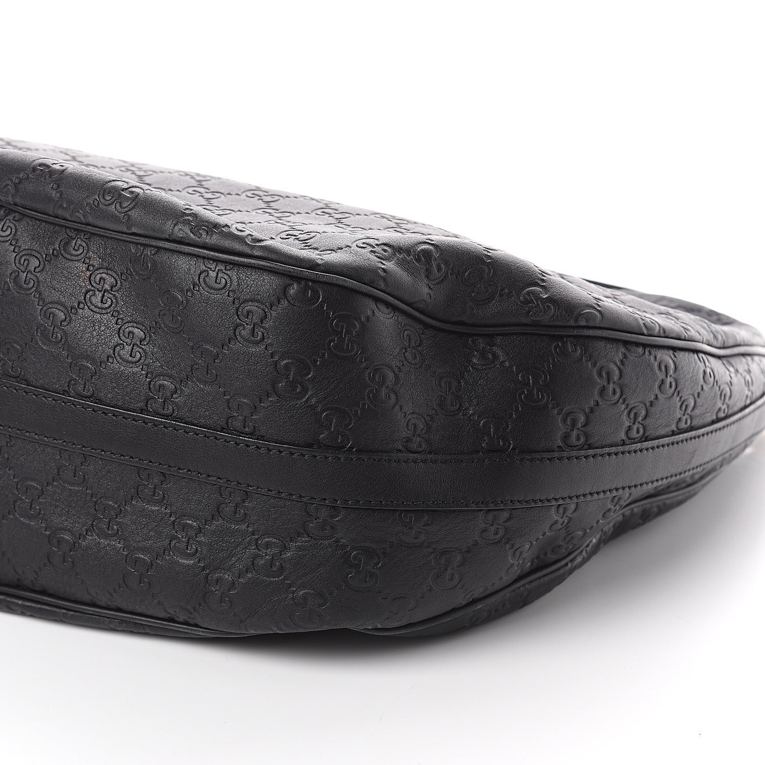 Gucci Guccissima Large GG Twins Hobo Black 8 of 8