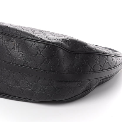 Gucci Guccissima Large GG Twins Hobo Black 8 of 8