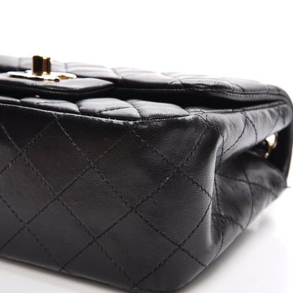 Chanel Lambskin Quilted Mini Square Flap Black 9 of 12