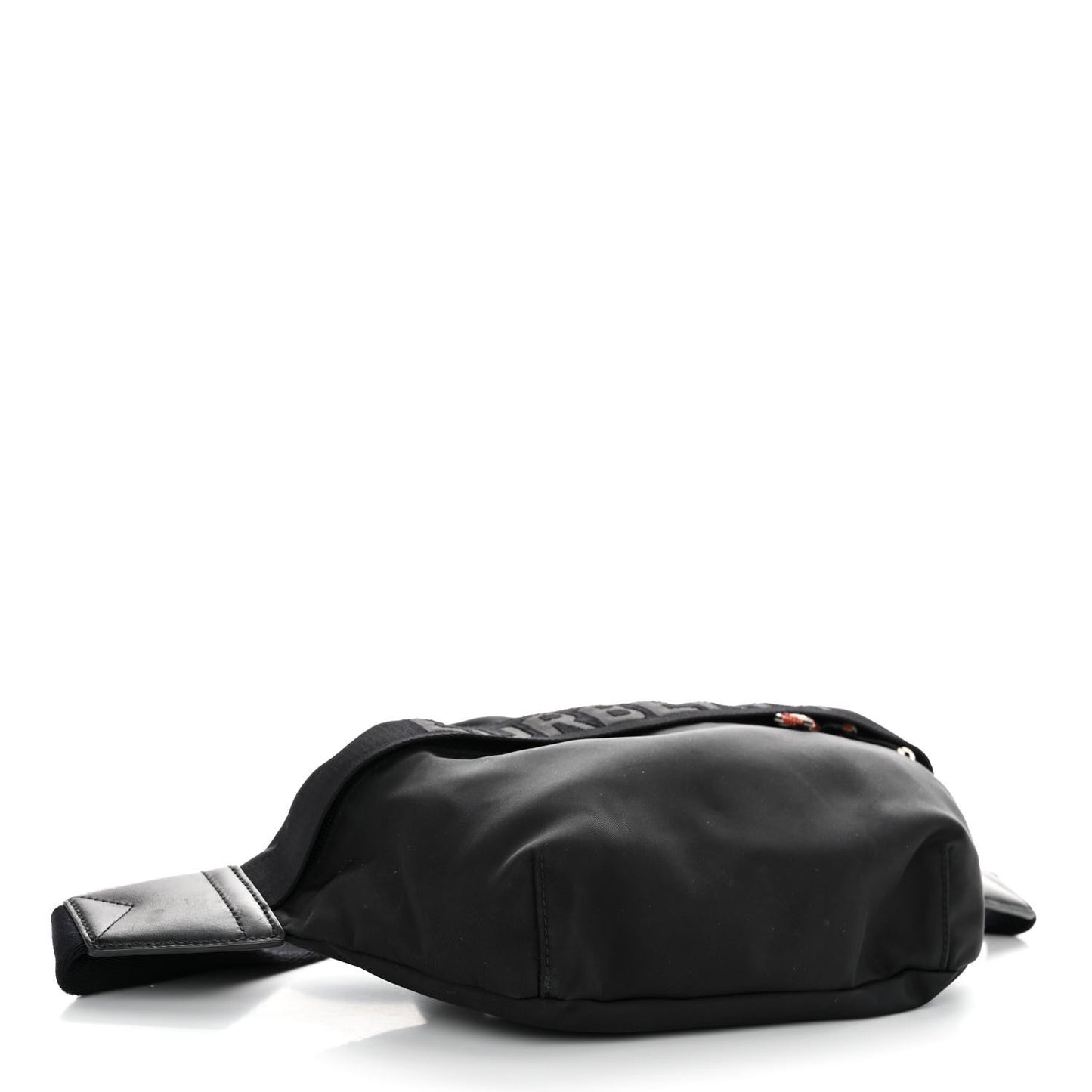 Nylon Logo Bum Bag Black