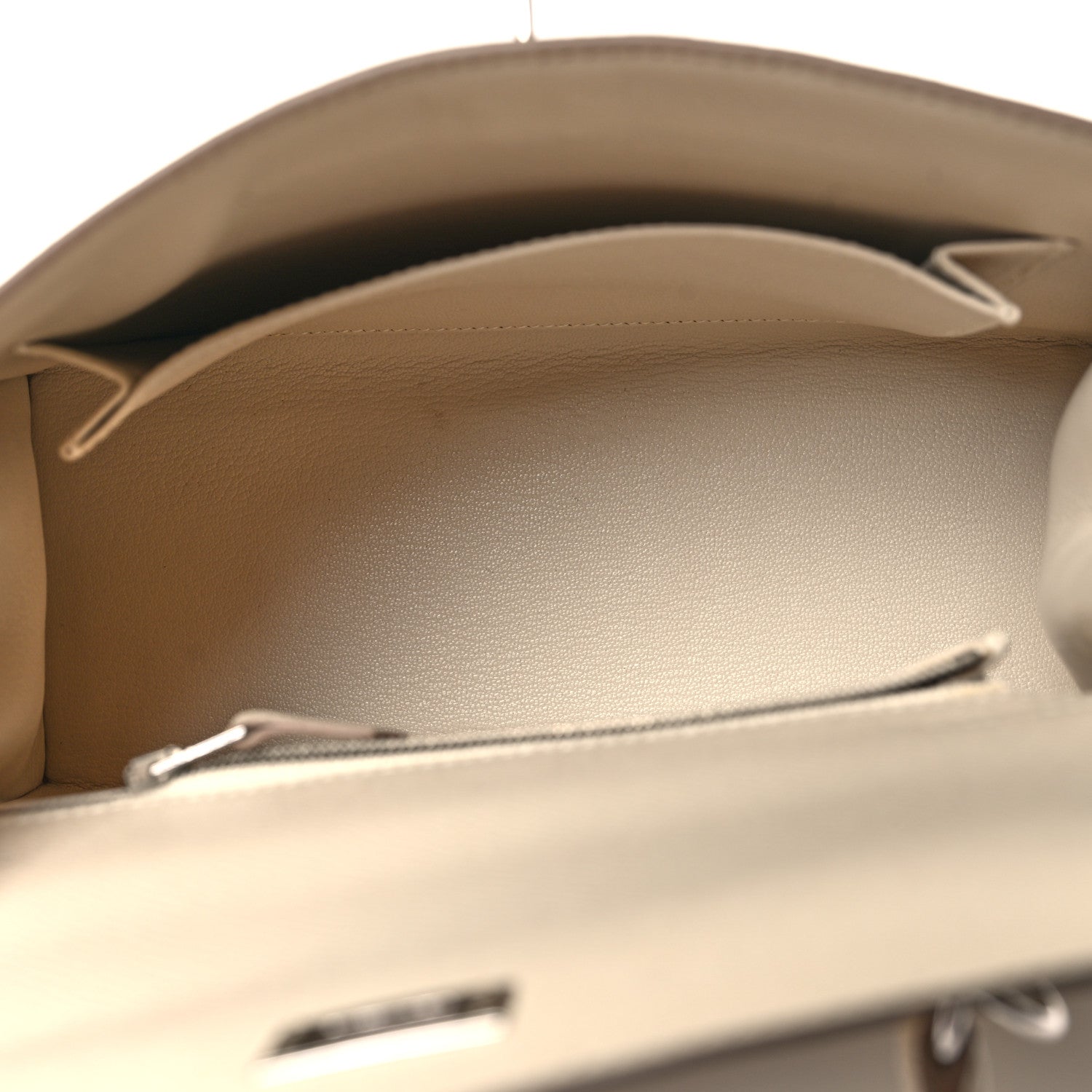 Hermes Epsom Kelly Sellier 25 Craie 5 of 12