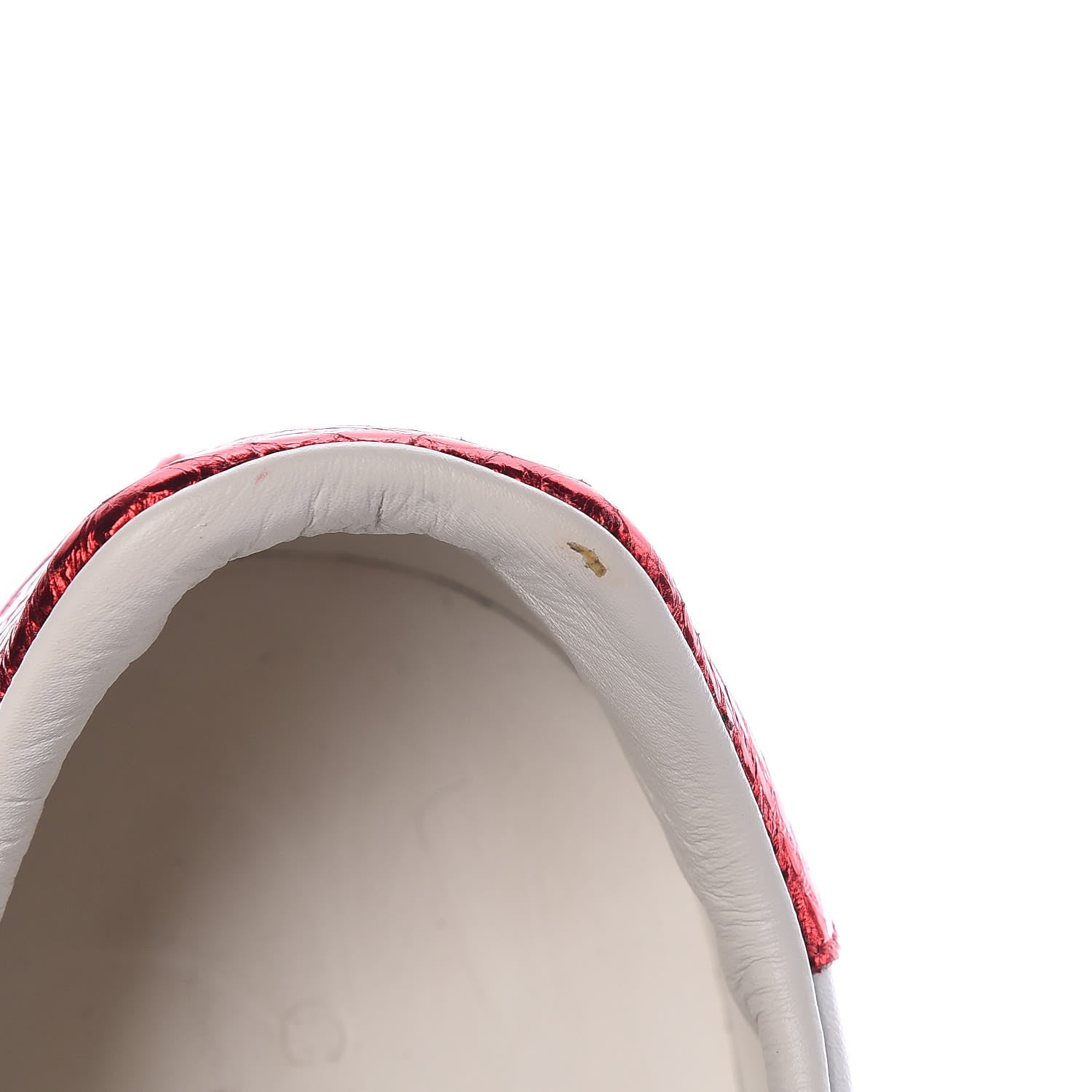 Gucci Calfskin Ayers Bee Embroidered Womens Ace Sneakers 37 White Green 21 of 23
