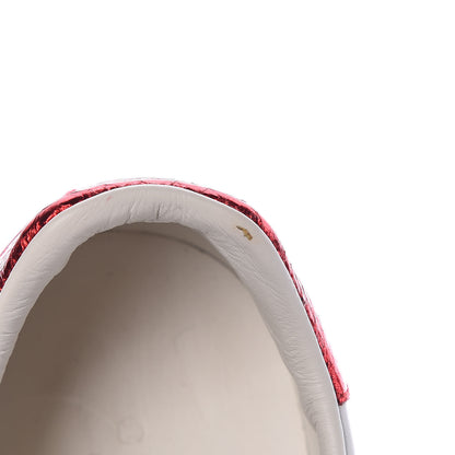Gucci Calfskin Ayers Bee Embroidered Womens Ace Sneakers 37 White Green 21 of 23