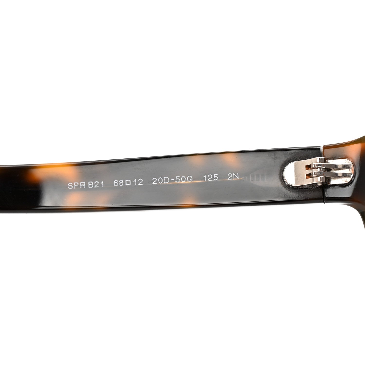 Prada Acetate Shield Sunglasses SPR B21 Tortoise 6 of 8