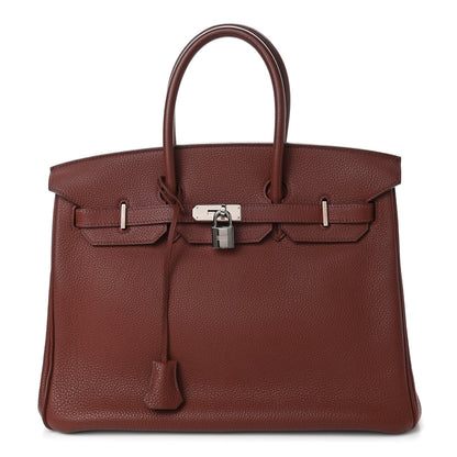 Hermes Togo Birkin 35 Brique 1 of 12