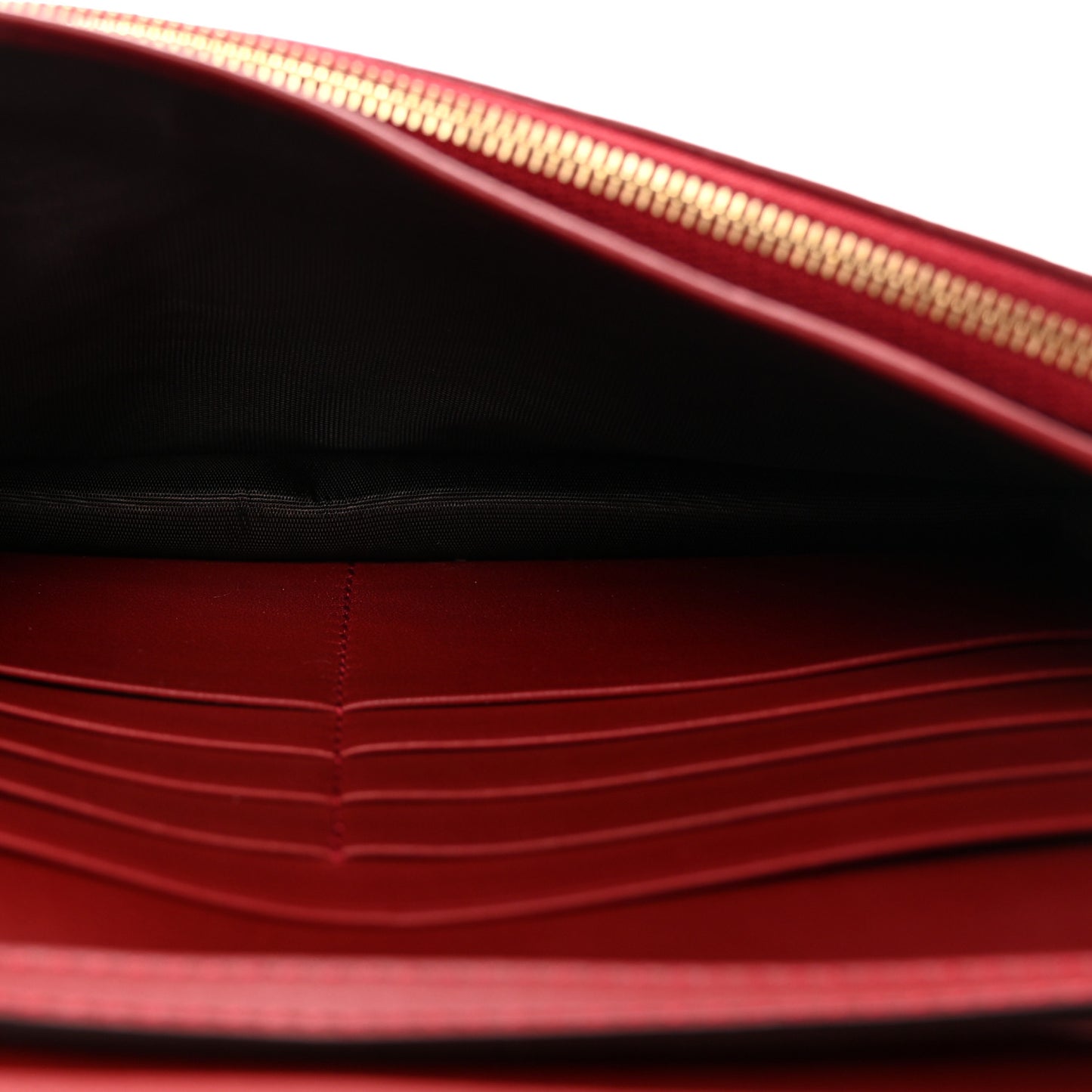 Microguccissima Crossbody Wallet Red