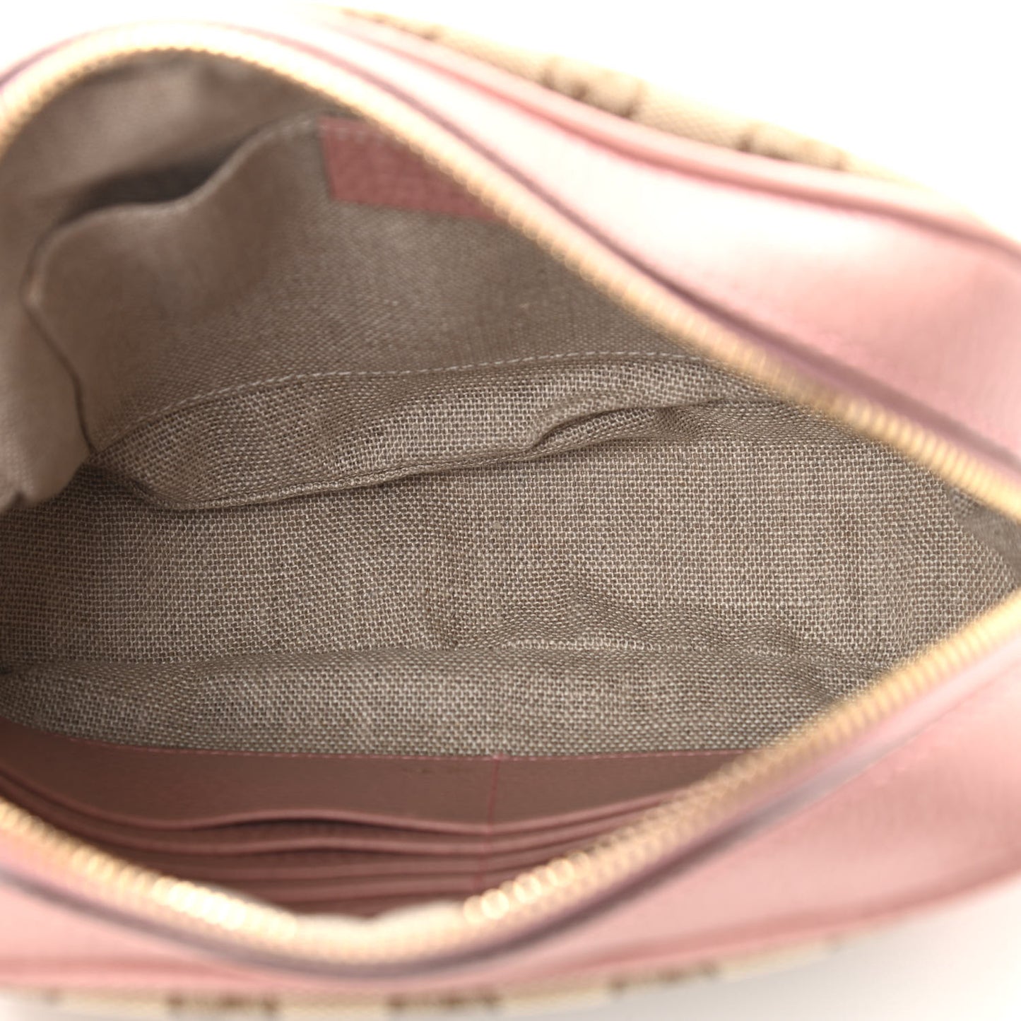 Monogram Mini Bree Messenger Bag Beige Soft Pink