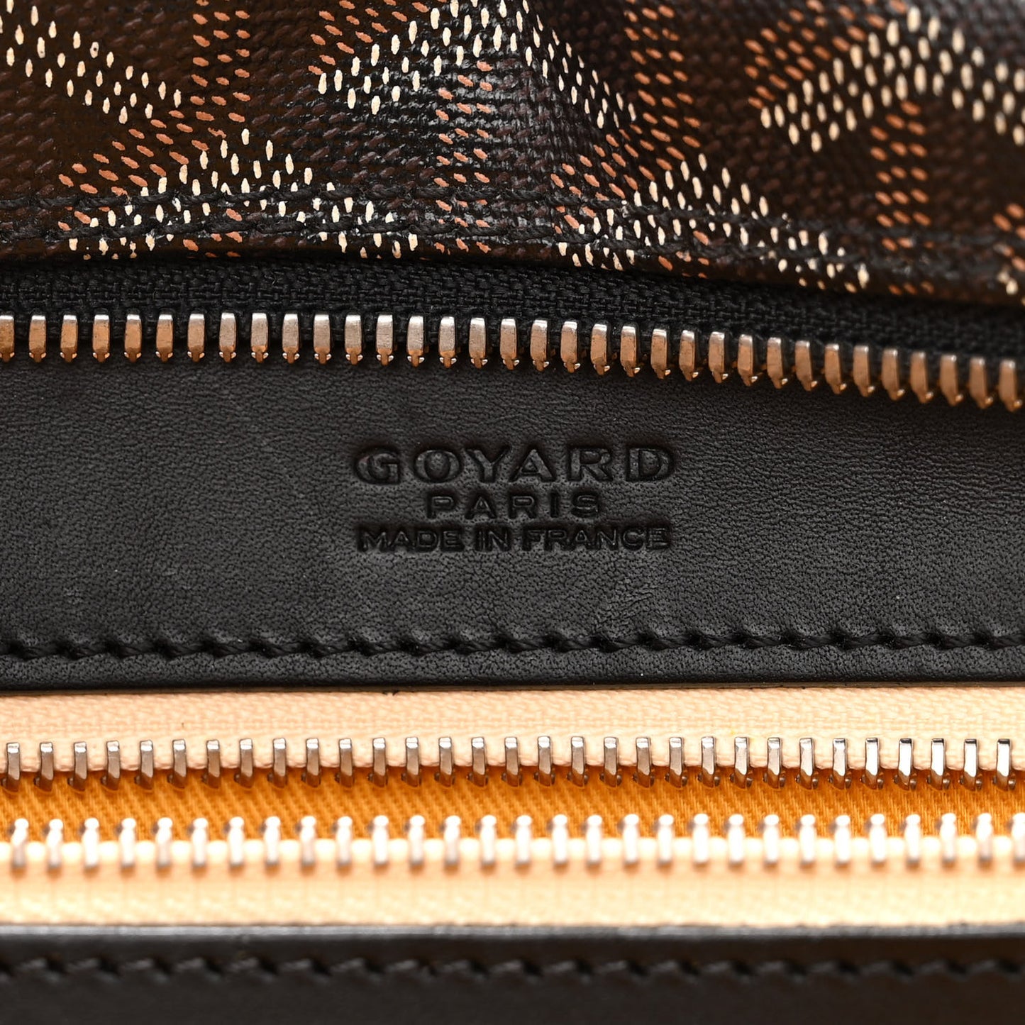 Goyardine Ambassade MM Briefcase Black