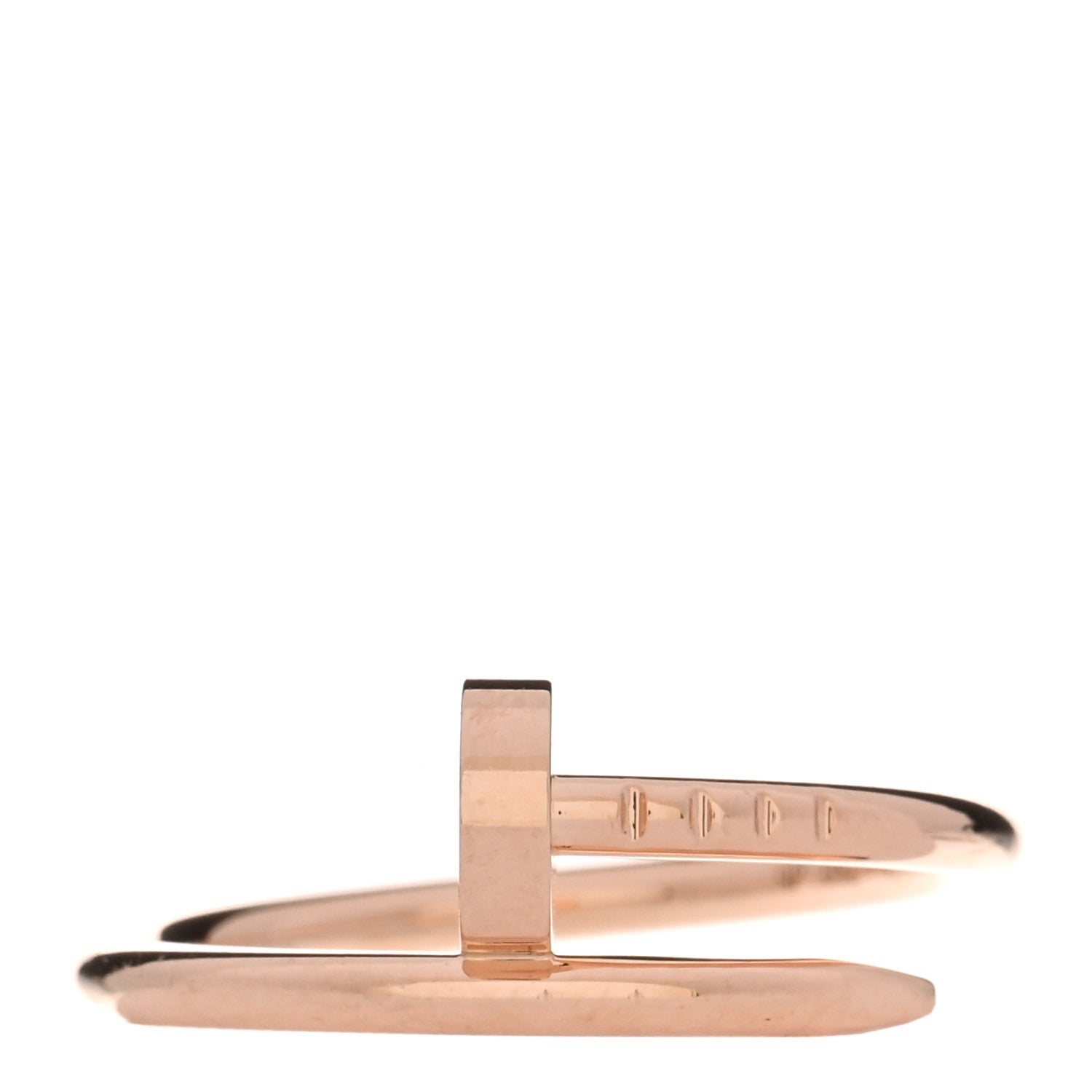 Cartier 18K Pink Gold Small Juste Un Clou Ring 52 6 1 of 5