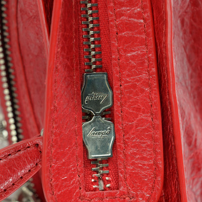 Balenciaga Agneau Giant 12 Silver Hardware Mini City Rouge Cardinal 7 of 11