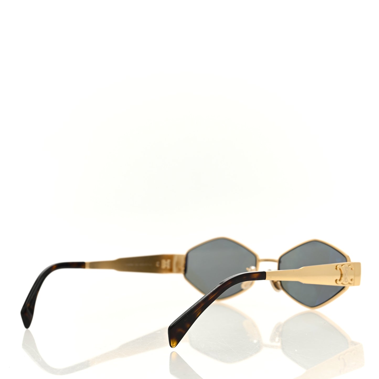 Metal Triomphe 02 Sunglasses CL40254U Gold Green