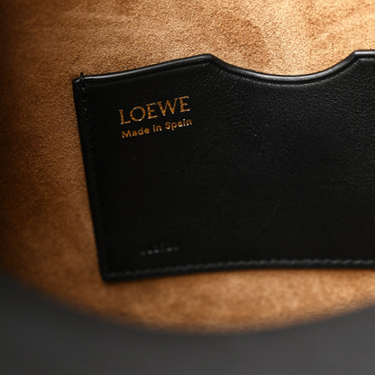 Loewe Smooth Calfskin Donut Chain Medium Ola Shoulder Bag Black 6 of 9