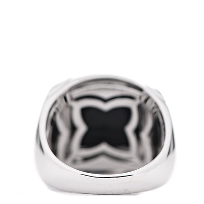 Bulgari 18K White Gold Black Onyx Pyramide Ring 55 7.25 3 of 6