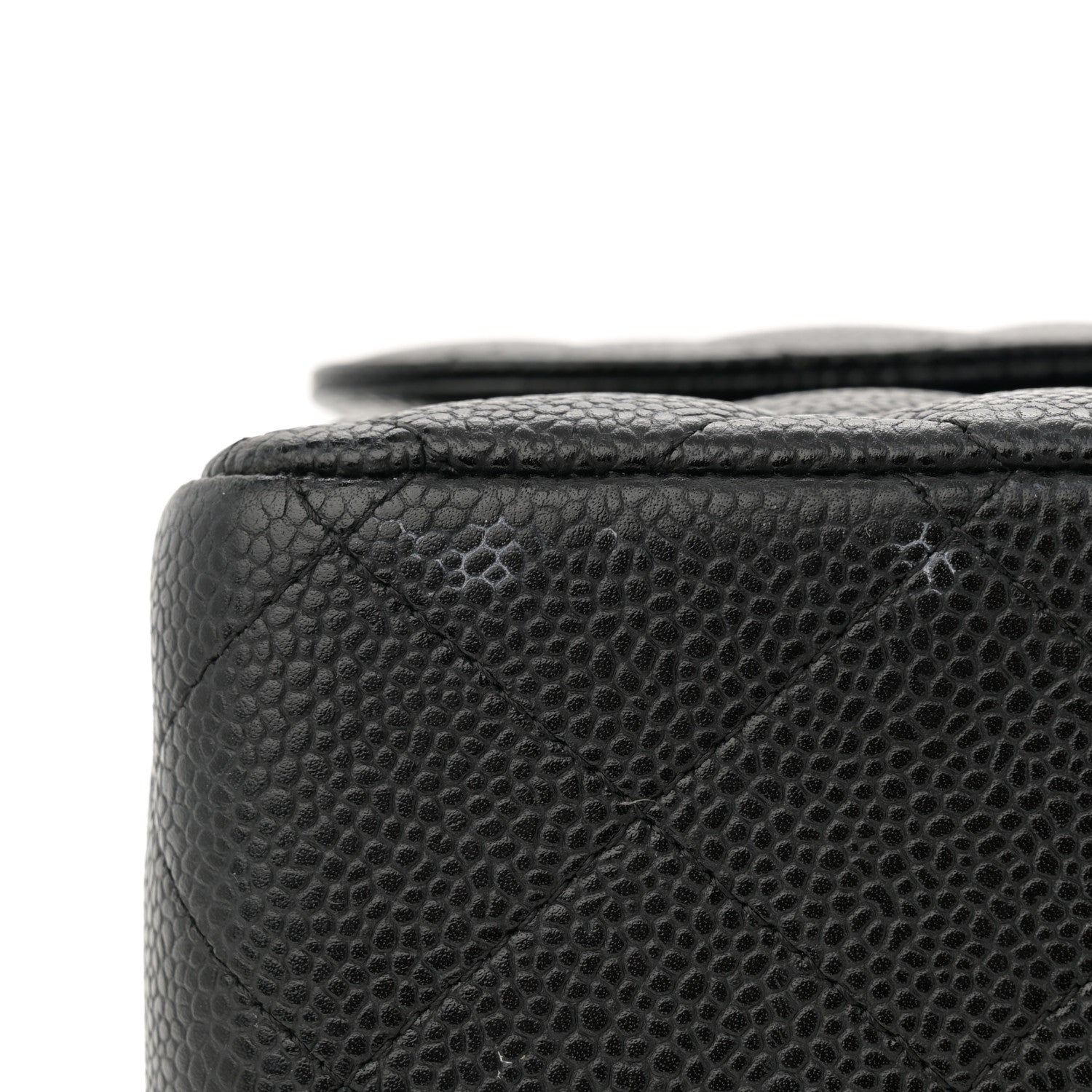 Chanel Caviar Quilted Jumbo Double Flap Black 13 of 14